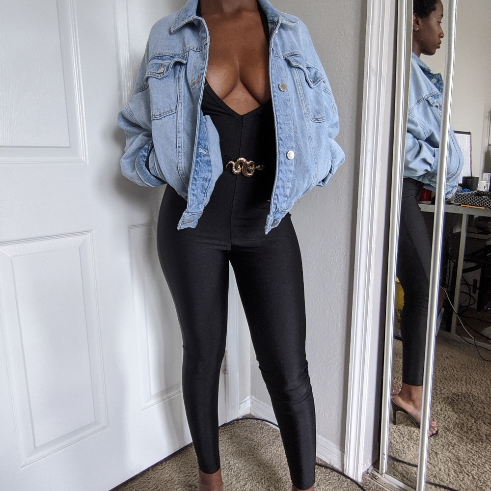 Plunging Jumpsuit | SOLD